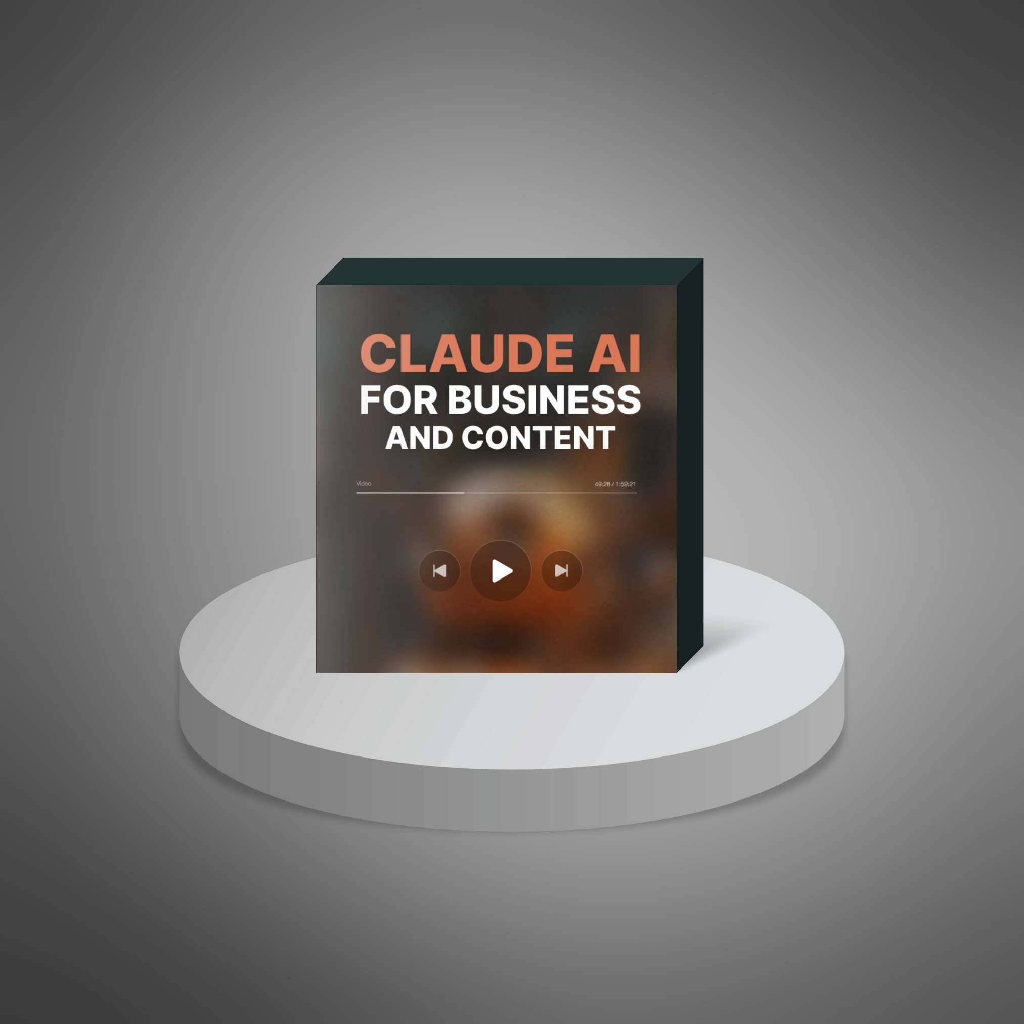 Claude AI for Business and Content - Video Course